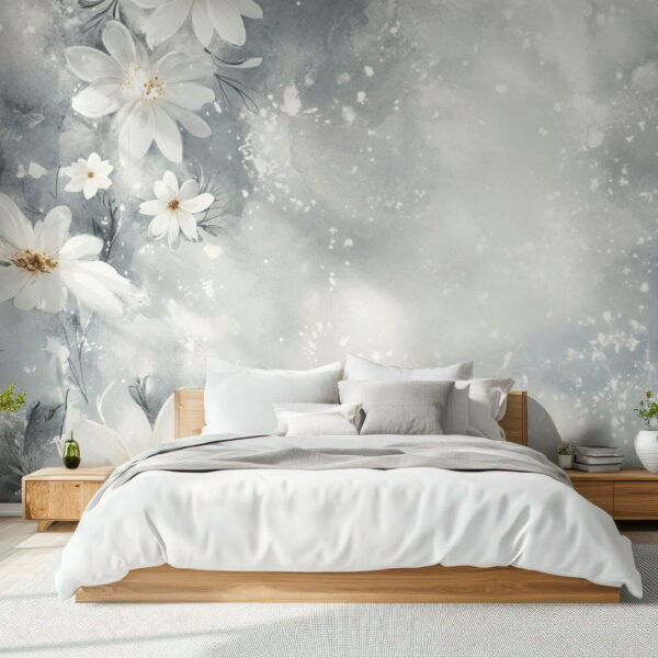 Elegant Floral Dreamscape Wallpaper