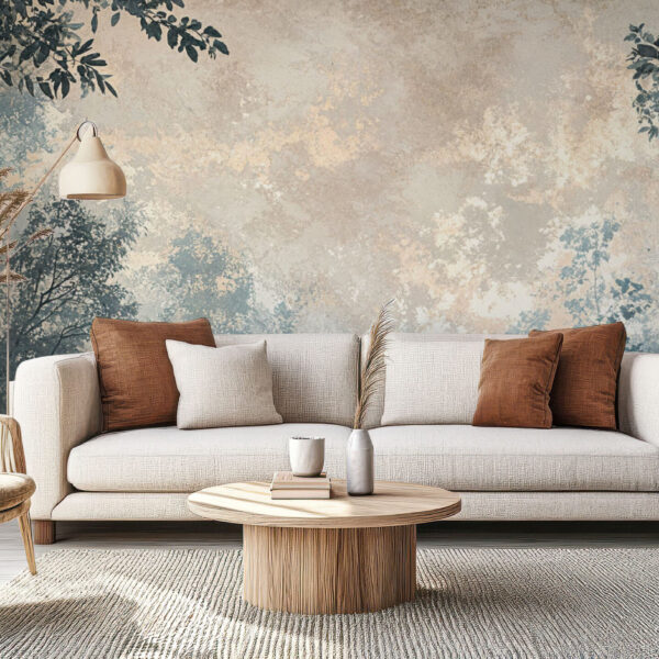 Serene Forest Escape with Artistic Foliage