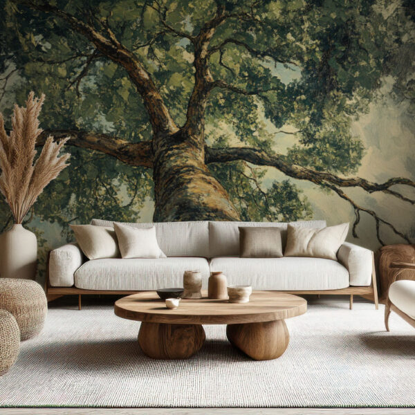 Serene Canopy of Majestic Tree Art