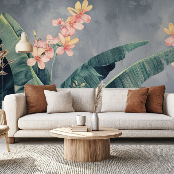 Tropical Botanical Dream Floral Wallpaper