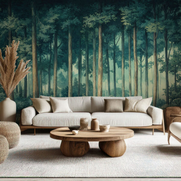 Enchanted Forest Scenic Nature Wallpaper Mural