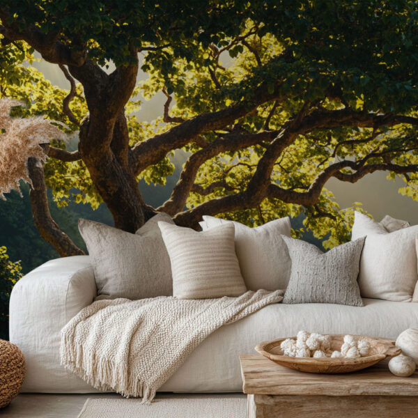 Tranquil Forest Canopy Nature Wall Mural
