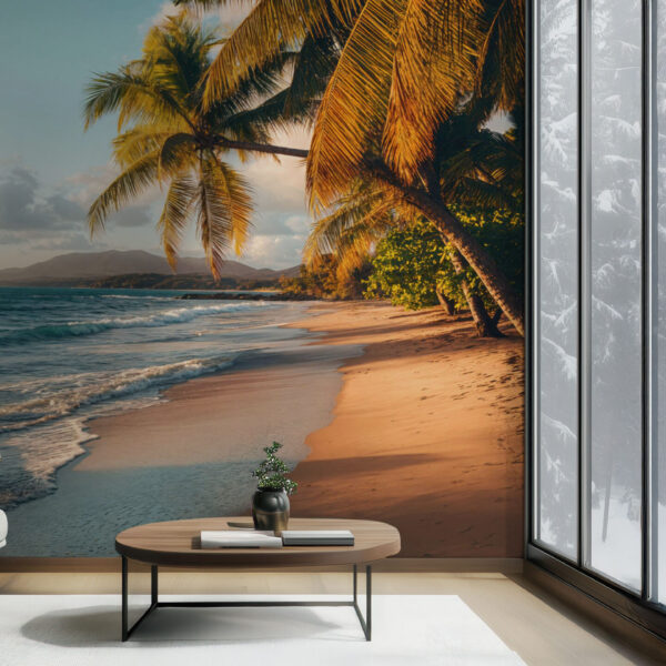 Tranquil Tropical Beach Escape Wallpaper