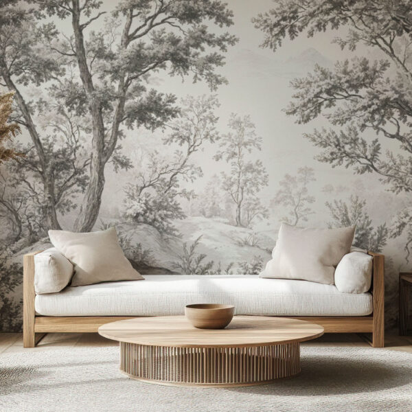 Elegant Forest Landscape Scenic Wallpaper