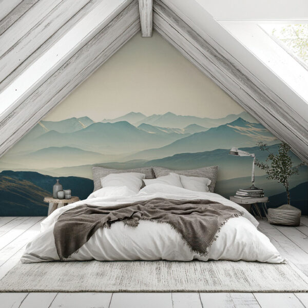 Tranquil Mountain Landscape Scenic Wallpaper