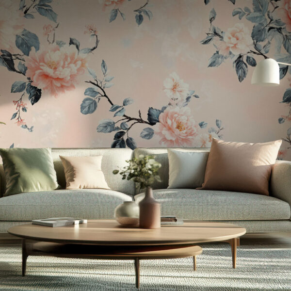 Elegant Floral Blossom Garden Wallpaper