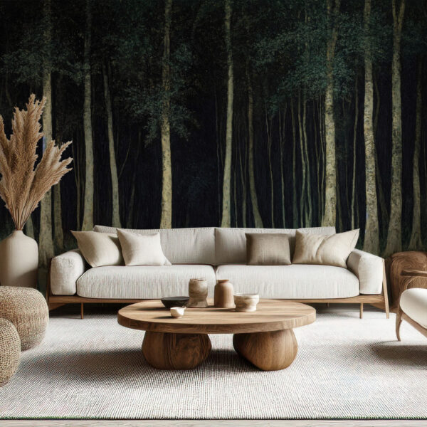 Mystical Forest Landscape Wall Mural
