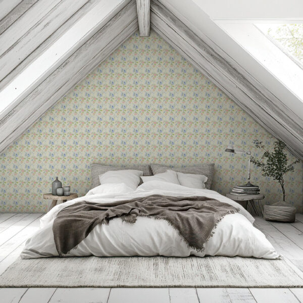Charming Floral Delight in Soft Pastels