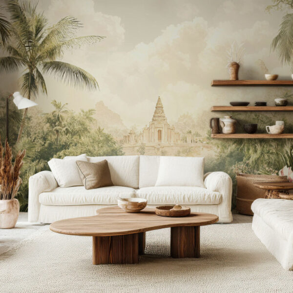 Tropical Paradise Scenic Wallpaper Mural