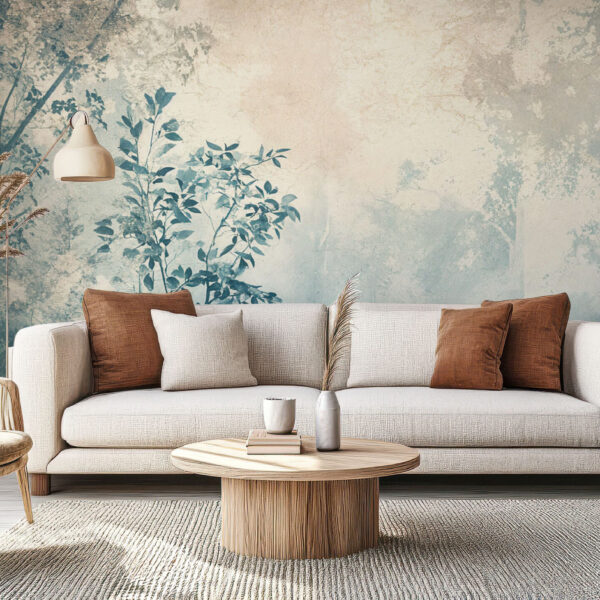 Serene Natural Foliage Artistic Wallpaper