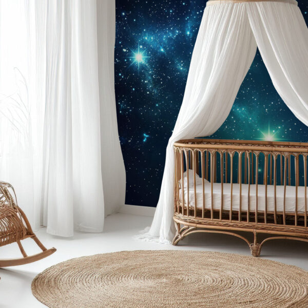 Stunning Cosmic Starry Night Sky Wallpaper