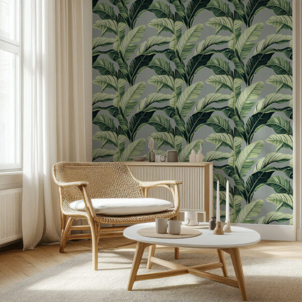 Lush Tropical Greenery Botanical Haven Wallpaper