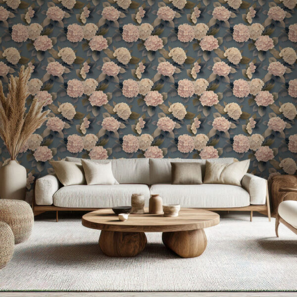 Elegant Floral Blooms Wallpaper Mural