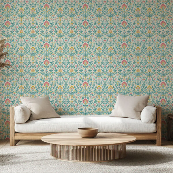 Floral Elegance Vintage Inspired Wallpaper