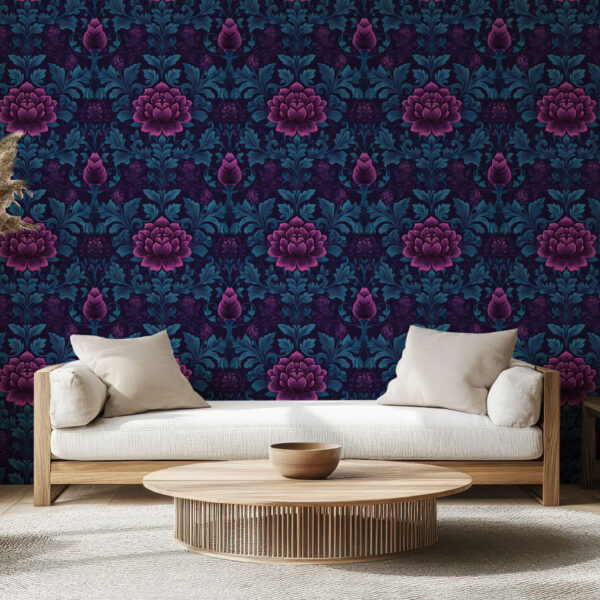 Luxurious Floral Elegance Wallpaper Design