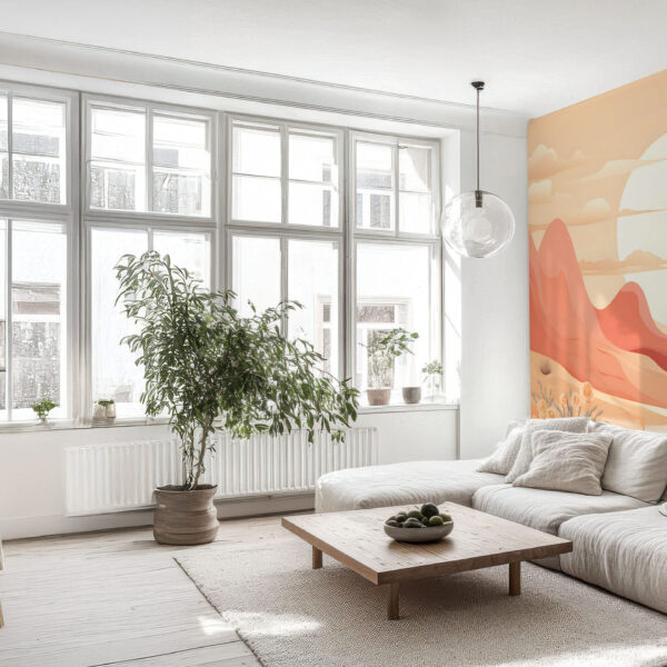 Serene Desert Landscape Wallpaper Mural