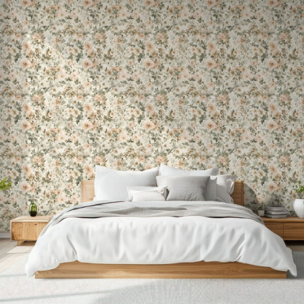 Elegant Watercolor Floral Botanical Wallpaper