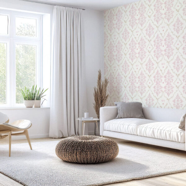 Elegant Vintage Patterned Wallpaper