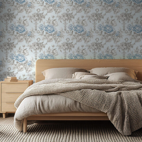 Elegant Floral Botanical Pastel Wallpaper