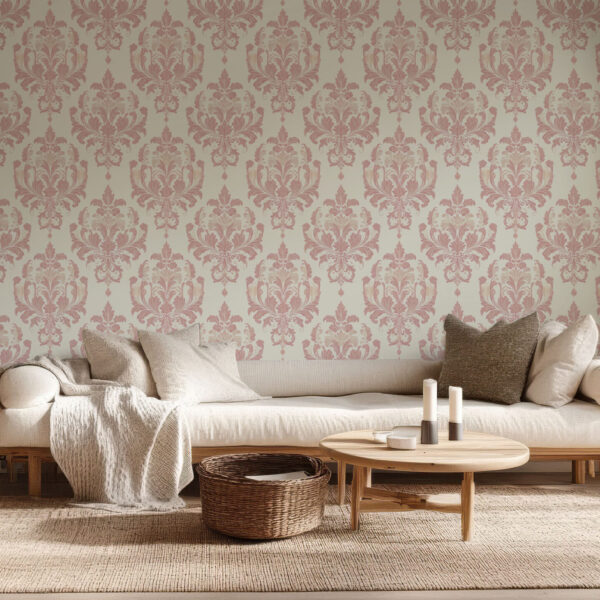 Elegant Damask Pattern in Soft Hues